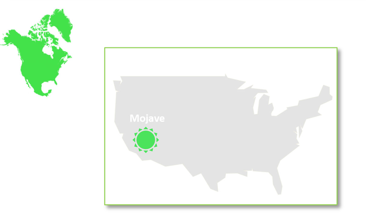 Mojave is located in California, U.S.