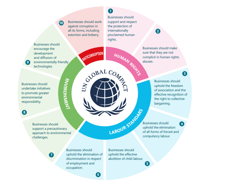UN Global Compact. Principles of Human Rights, Labour Standars, Environment and Anticorruption